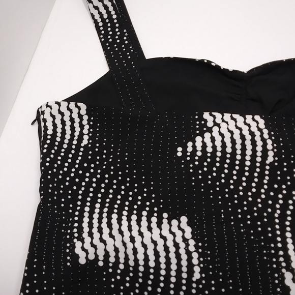 KENNETH COLE Retro Dot Lined Sleeveless Blouse NWT Sz XXL - Picture 6 of 15